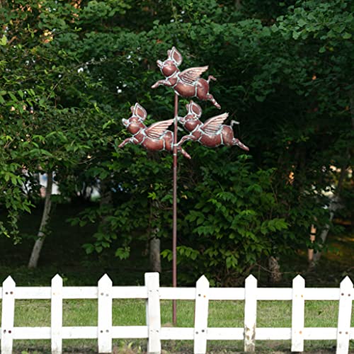 Flying Pig Wind Spinner Outdoor