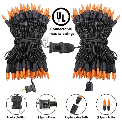 Orange Halloween Lights (12.5 Foot)