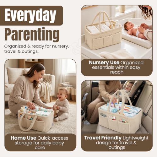 Baby Diaper Caddy Organizer
