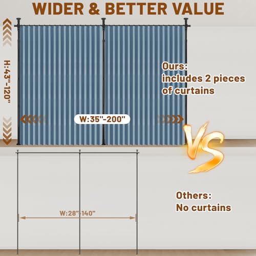 Room Divider Curtain (2 Count)