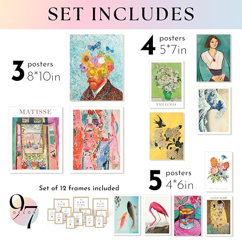 Eclectic Maximalist Wall Art (16 Count)