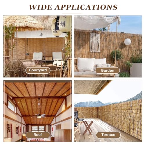 Natural Reed Fencing Rolls (30 sq ft sq ft)