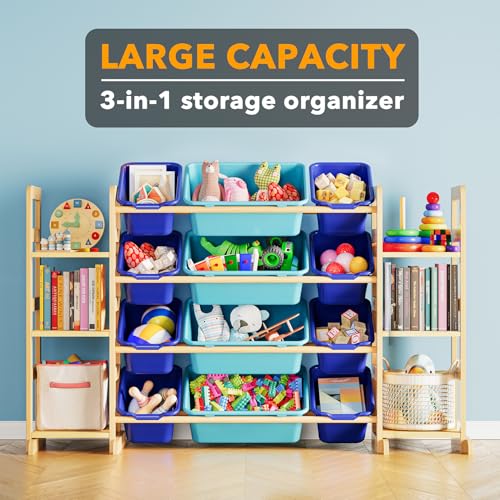 Toy Storage Organizer with 6 Shelves and 12 Bins (6 Count)