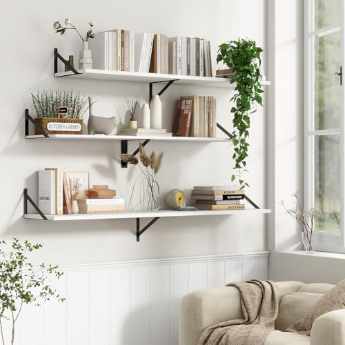 36"W x 12"D Floating Shelves (2 Count)