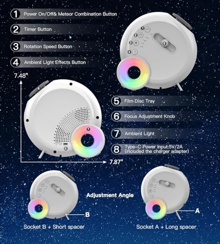 Galaxy Projector for Bedroom