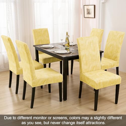 Pattern Chair Covers for Dining Room Set of 6