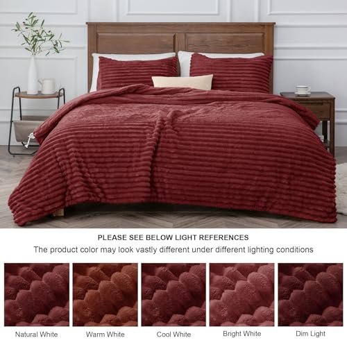 Fleece Full Comforter Set