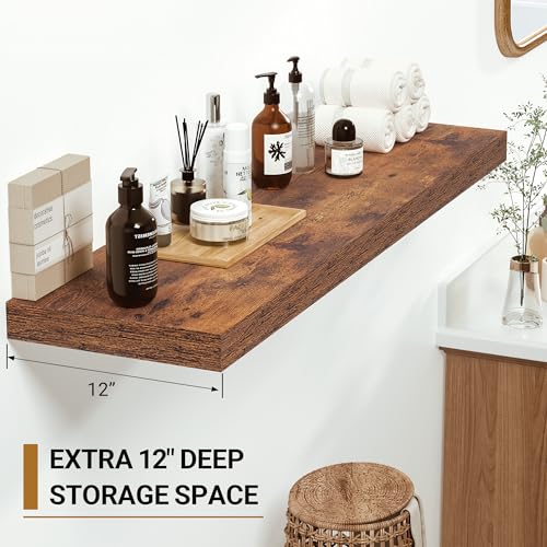 Deep Floating Shelves (2 Count)