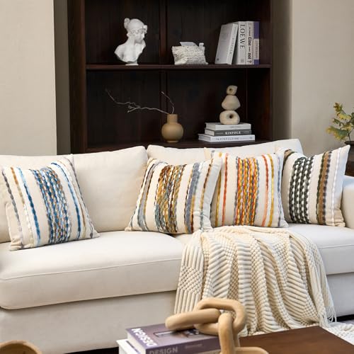 Boho Pillow Covers 18x18 Inch Set of 2 (2 Count)
