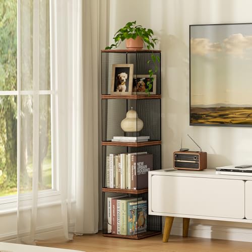 2 Cube Organizer Bookshelves DIY Variable Stackable Cube Storage Organizer for Kid Bedroom (2 Count)