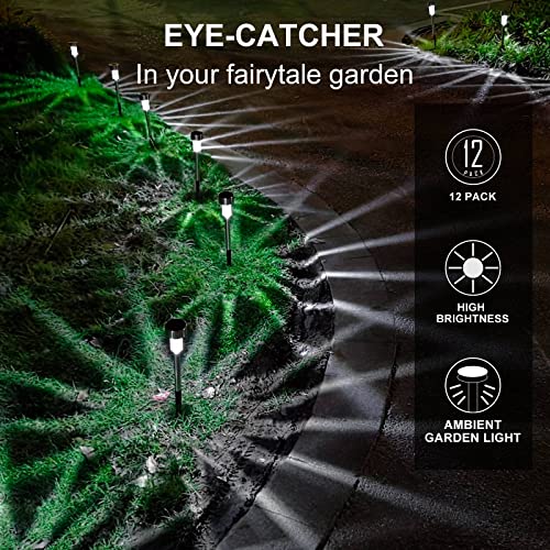 Solar Lights Outdoor Waterproof (12 Count)
