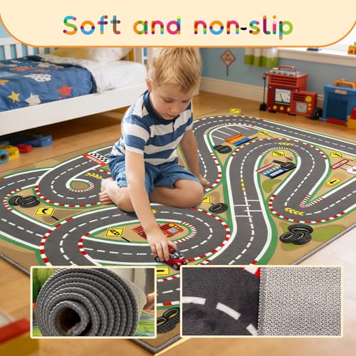 47"x71" Kids Rug Play Mat Soft & Non