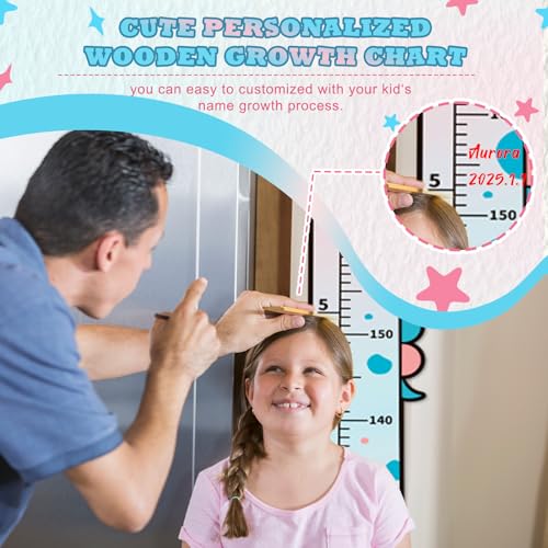 Wooden Growth Chart for Kids (6 Count)