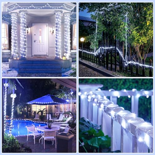66FT 200 LED Rope Lights for Outside
