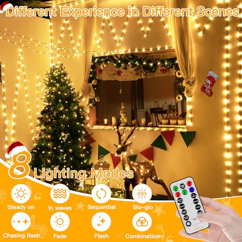 Christmas Lights 800 LED 262 FT Plug in (262 Foot)