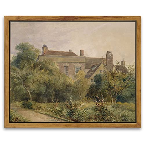 Framed Canvas Wall Art Vintage Decor