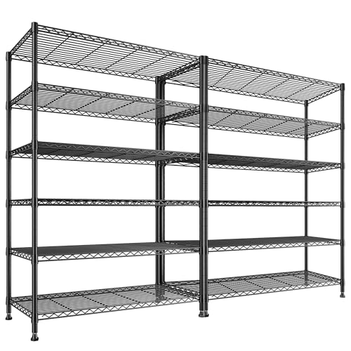6 Tier Storage Shelves (2 Count)