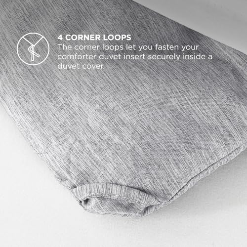 Light Grey Queen Comforter Set