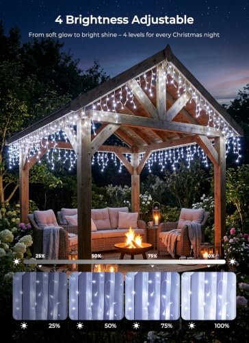 Christmas Icicle Lights Outdoor