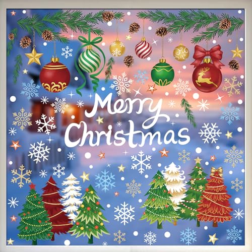 Merry Christmas Window Clings (173 Count)