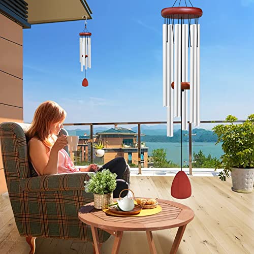 Large Aluminium Wind Chimes Outside