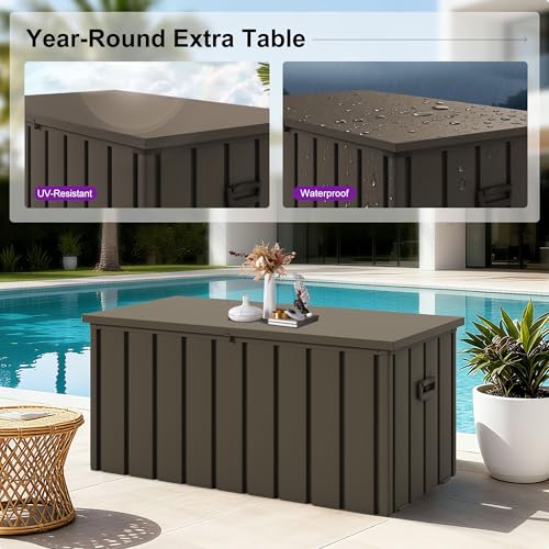 Outdoor Deck Box 100 Gallon