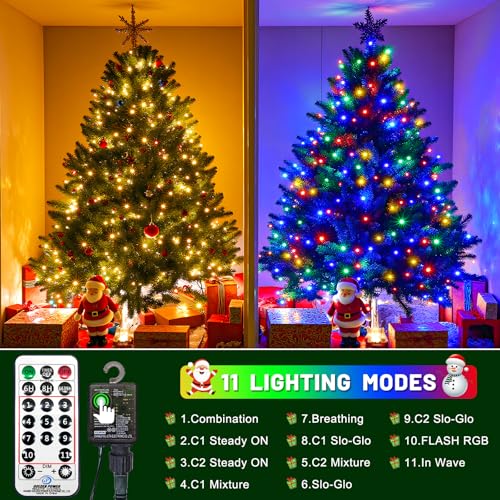 100FT 300 LED Color Changing Christmas Lights
