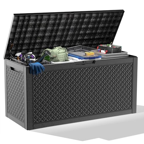 121 Gallon Resin Deck Box