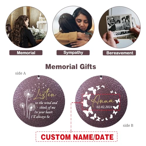 Personalized Memorial Wind Chime for Loss of Loved One 30