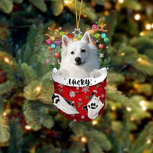 American Eskimo Dog Christmas Ornament