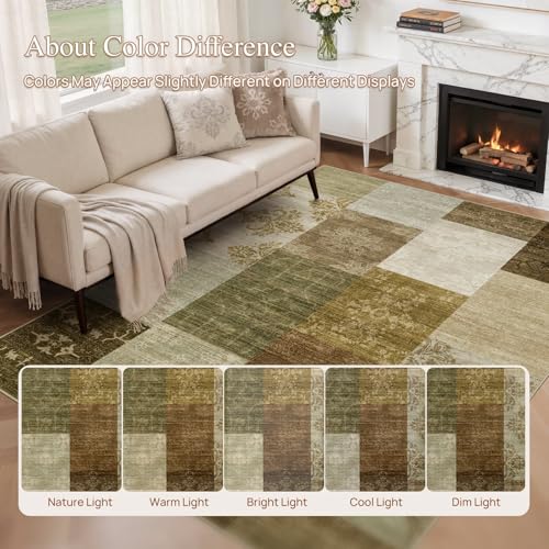 8x10 Area Rug for Living Room (24 Count)