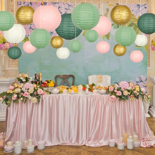 21 Pack Pastel Paper Lanterns (21 Count)