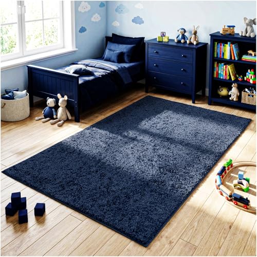 Soft & Colorful 7' Round Kids Classroom Area Rug