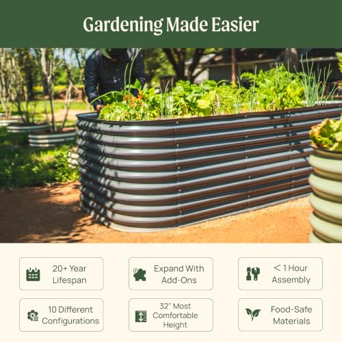 32" Extra Tall Raised Garden Bed Kits (10 Count)