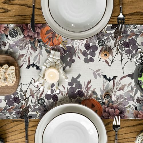 210 GSM Halloween Table Runner Home Party Decor 13x60 Inch