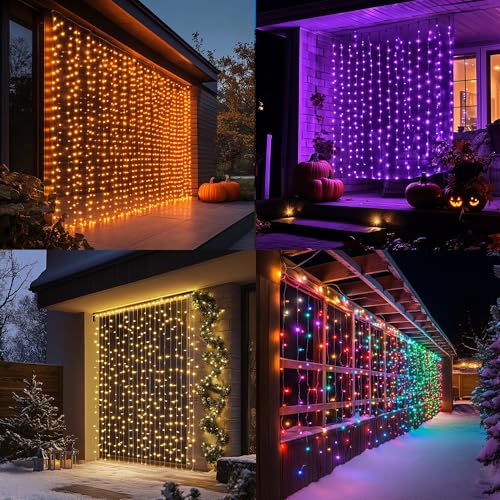 300 LED Curtain String Lights