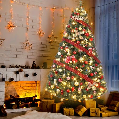 7.5ft Unlit Fraser Fir Wide Artificial Christmas Tree