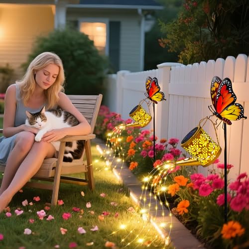 Solar Garden Lights Outdoor Decor (2 Count)