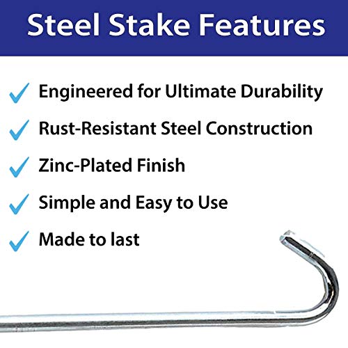 Steel Tent Hook Stakes (10 Count)