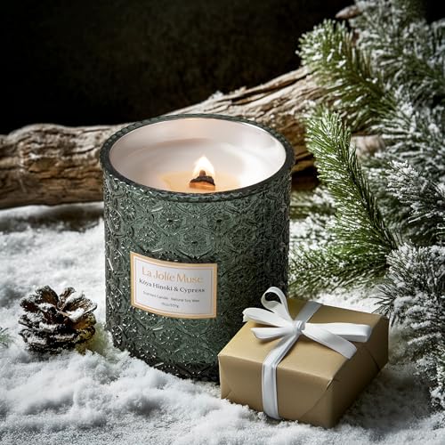 Pine & Hinoki Cypress Scented Candles for Home