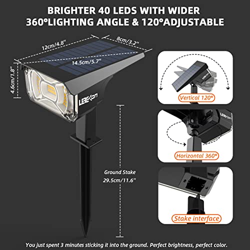 Solar Spot Lights Outdoor Landscape Lights (10 Count)