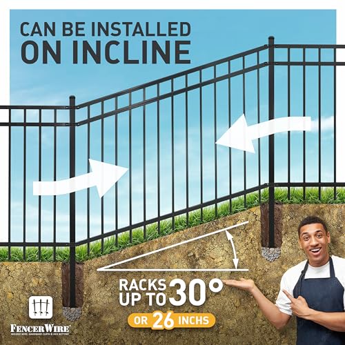 100FT Heavy Duty Flat Top Fence Barrier Kit