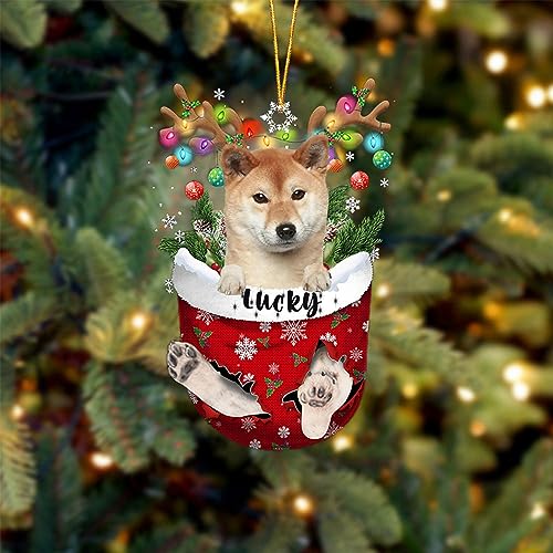Shiba Inu 1 Dog Christmas Ornament