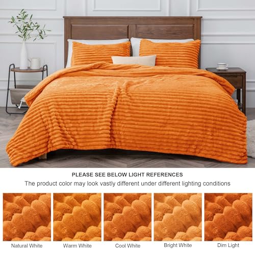 Fleece Queen Comforter Set