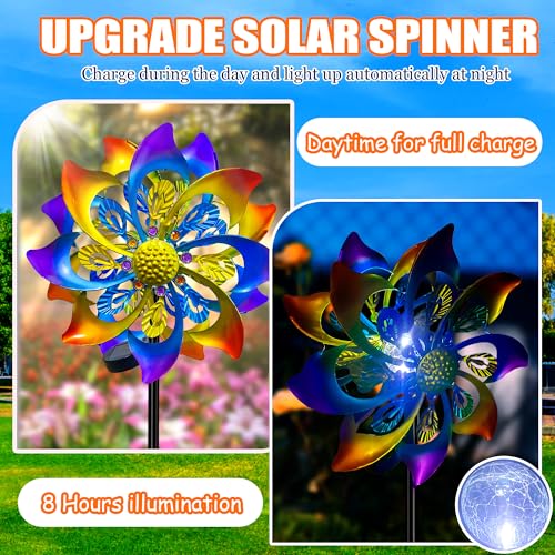 60 in Large Wind Spinners Outdoor