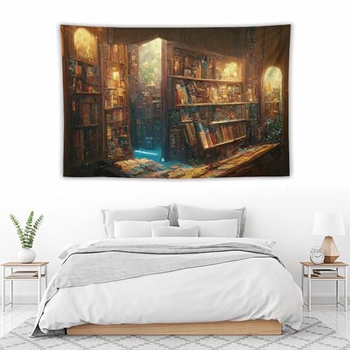 Bookshelf Tapestry