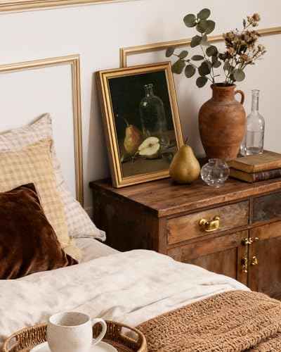 Vintage Gold Framed Wall Art for Living Room