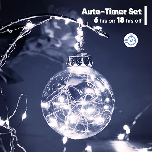 4 Pack 65.6 Ft. Battery Operated Outdoor String Lights with Remote & Timer (4 Count)