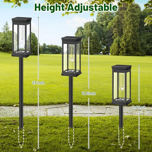 12 Pack Solar Pathway Lights Outdoor (12 Count)