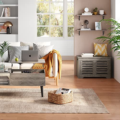 Wall Shelves 23.6" Long Floating Shelves with Metal Brackets (2 Count)